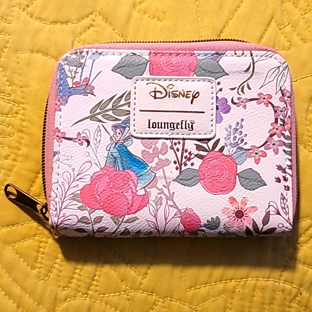 New Disney Loungefly small wallet Sleeping Beauty Fairies